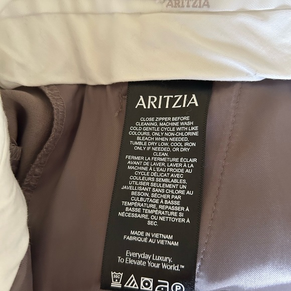 NWT Aritzia The Effortless Pant Size 6 in Taupe - Picture 11 of 12